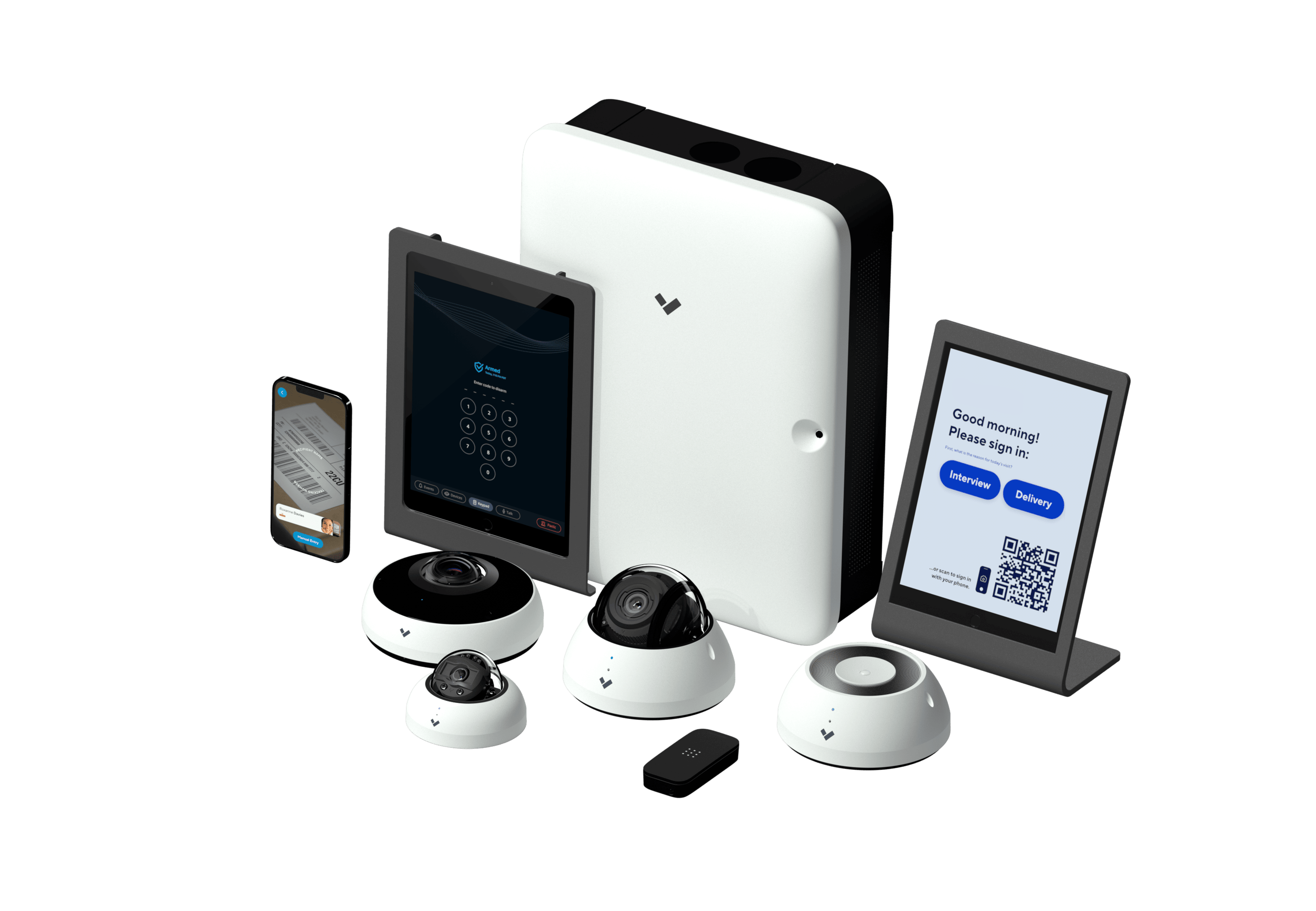 Verkada family of video recognition cameras